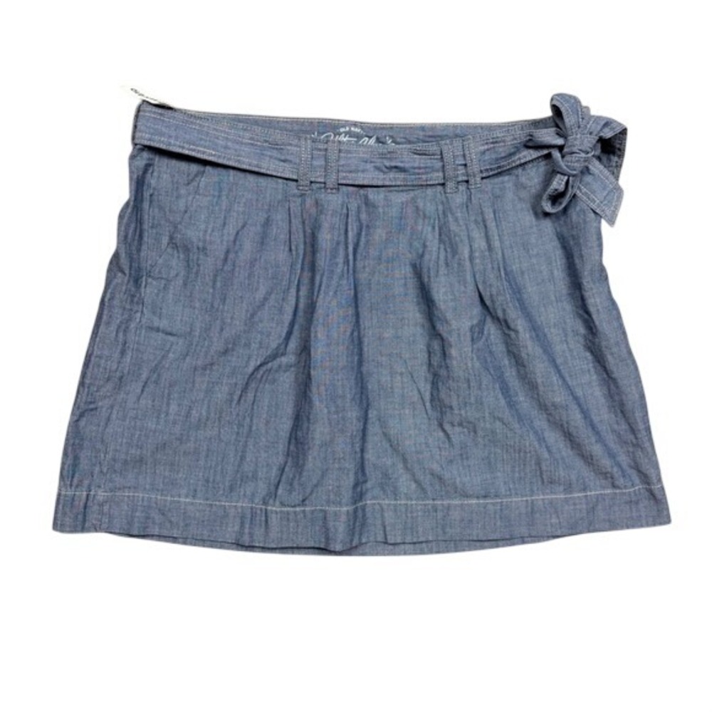 NWT Old Navy‎ Ultra Blue Chambray Mini Skirt Women's 14 Blue